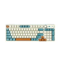 Capuchon de clé personnalisé en ABS à injection bicolore 98 touches rétroéclairées RVB à chaud touches N retournement tablette mécanique de jeu sans fil