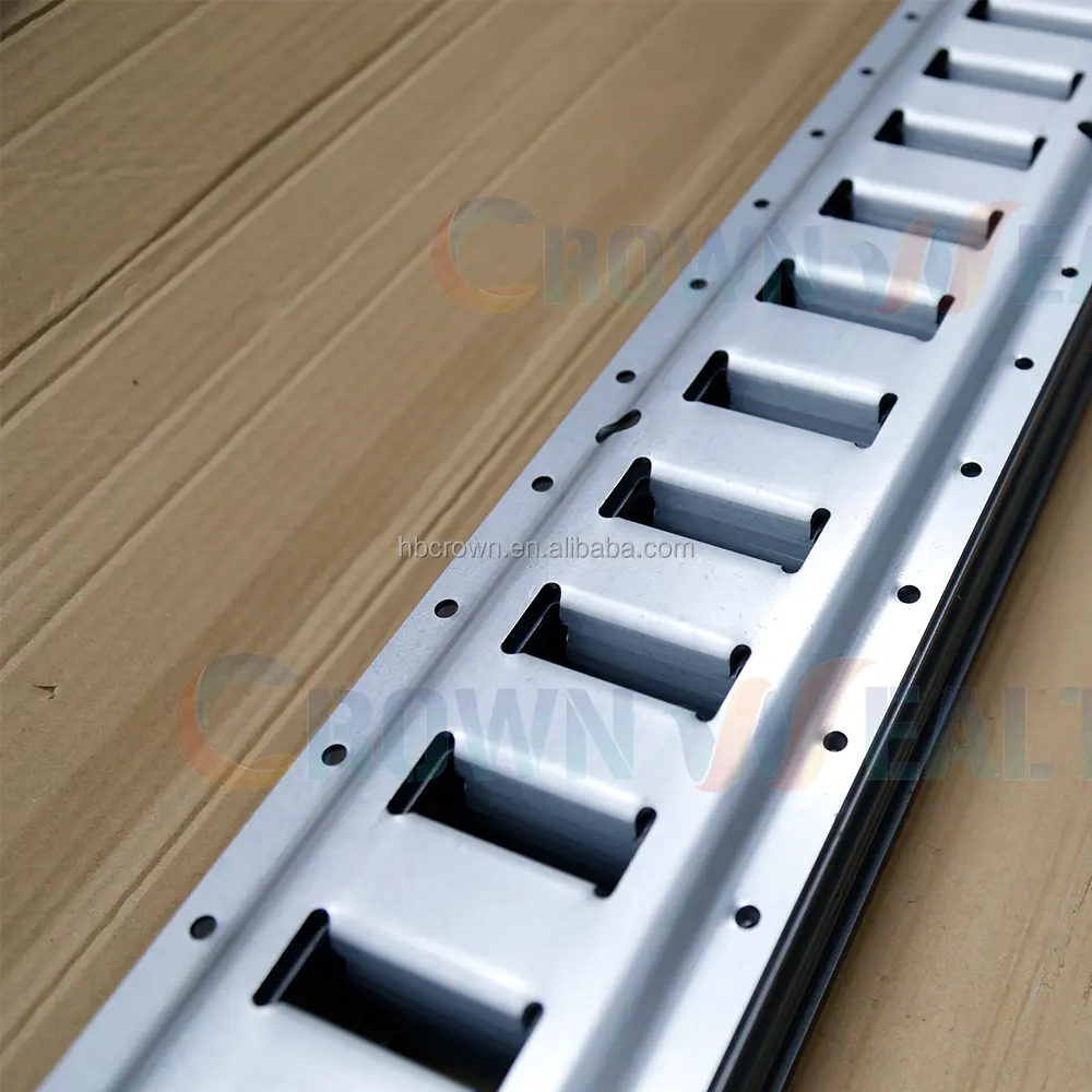 Fabrik-Anpassung 100 cm Horizontale Galvanisierter Stahl E-Schienenband eigene Schiene für E-Schienen-Ankersystem
