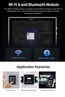 Boîtier intelligent ESP32-P4, prend en charge la caméra externe, RISC-V double+cœur unique, carte de développement avec écran tactile LCD 4 pouces 720×720 à 5 points intégré