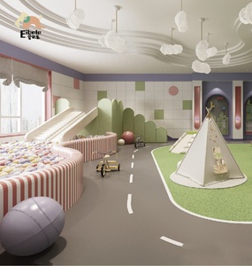 Eibele Nouveau style tendance Ensemble de jeux d'intérieur <span class=keywords><strong>en</strong></span> <span class=keywords><strong>bois</strong></span> à thème naturel Équipement de jeux doux <span class=keywords><strong>pour</strong></span> enfants avec <span class=keywords><strong>piscine</strong></span> à balles et <span class=keywords><strong>toboggan</strong></span> - Product Image 4