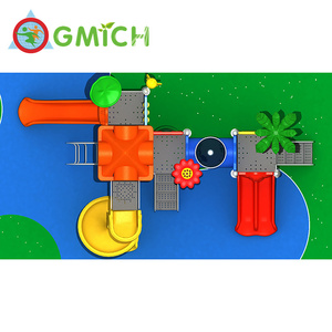 JMQ-001021A Hiện Đại Sân Chơi Ngoài Trời Thiết Bị Nhựa Trượt Modular Phòng Tập Thể Dục & Playhouse Vui Vẻ Trò Chơi & Đồ Chơi Cho Trẻ Em Để Chơi Tập Thể Dục - Product Image 3
