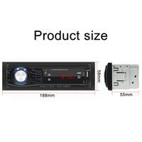 Reproductor MP3 USB BT 1 Din 1428 con Control Remoto, Reproductor de Disco U para Auto 1428, Navegación GPS, Radio Estéreo Universal para Auto