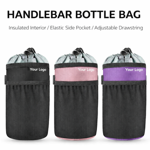 Bolsa para botella de ciclismo con cordón, bolsa de almacenamiento para manillar, portavasos aislado para <span class=keywords><strong>bicicleta</strong></span> y patinete, del fabricante - Product Image 2