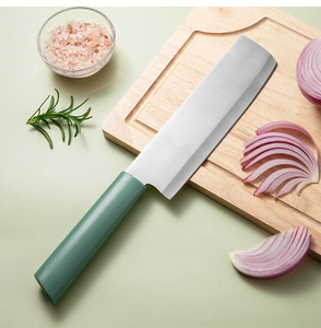 Cuchillo Japonés Nakiri para Vegetales, Mango Verde Matcha, Hoja Afilada de Acero Inoxidable, <span class=keywords><strong>Cuchillos</strong></span> de Cocina para Cortar y Picar Frutas - Product Image 2