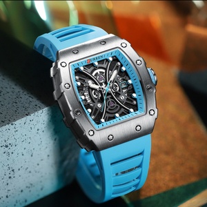 Reloj CURREN 8438 de Marca Superior para Hombre, Reloj de Pulsera Cuadrado de Cuarzo, Resistente al Agua, Luminoso, Cronógrafo Deportivo, Reloj Curren Original - Product Image 3