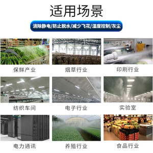 Ultrasonic <b>Humidifier</b> Industrial 7 Kg Hr Large Mist Output For Warehouse Workshop Lab Vegetables Preservation - Product Image 4