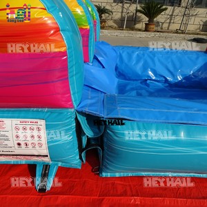 Castillo Inflable de PVC Color Mármol con Palmeras, Personalizable, con Tobogán, Tobogán Acuático Inflable con Piscina para <span class=keywords><strong>Alquiler</strong></span> de Adultos - Product Image 6