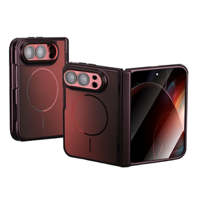 เคสโทรศัพท์มือถือแบบแม่เหล็ก Fashion AG Matte Back Panel สำหรับ iPhone Duo พร้อมฟิล์มกันรอยหน้าจอ ป้องกันการกระแทก ฝาหลังแข็ง - Product Image 1
