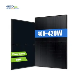 EITAI 핫 세일 유럽 독일 유리한 420W 풀 블랙 Pv 전원 태양 전지 패널 가정용 에너지 저장