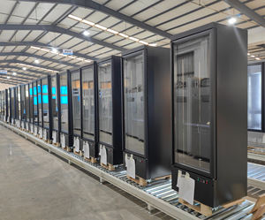 Réfrigérateur commercial à congélation rapide de 500 L, sans <span class=keywords><strong>givre</strong></span>, porte à charnières en verre, vitrine à crème glacée, <span class=keywords><strong>congélateur</strong></span> <span class=keywords><strong>vertical</strong></span> - Product Image 4