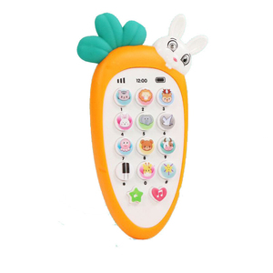 Máquina de puzzle story <span class=keywords><strong>para</strong></span> niños, Juguete musical <span class=keywords><strong>para</strong></span> morder, música, conejo, rábano, educativo, móvil - Product Image 5
