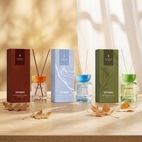 Diffuseur d'aromathérapie sans fil en rotin 110 ml, parfum naturel longue durée, élégant purificateur d'air pour chambre et décoration intérieure