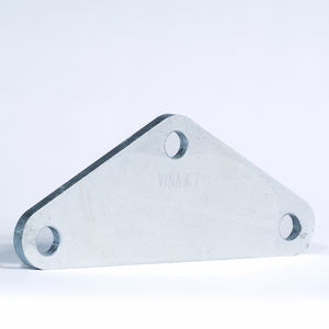 เหล็กชุบสังกะสีแบบจุ่มร้อนและแผ่นอลูมิเนียมแอกสามเหลี่ยมมี3รูสำหรับอุปกรณ์ฉนวนสายไฟ - Product Image 4