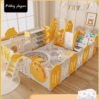 VSUCH Aire de jeux gonflable intérieure pour enfants, avec toboggans et parc de jeu, mobilier pour fêtes d'anniversaire, idéal pour la maison et les cafés pour enfants, vente en gros
