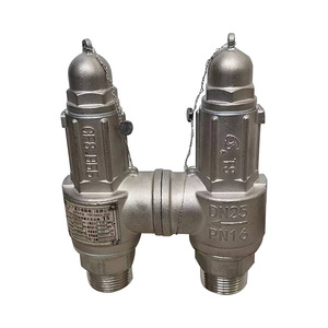 Vanne de sécurité en acier inoxydable Guangyi DN25 PN16, filetée, réglable, pour usage industriel - Product Image 1
