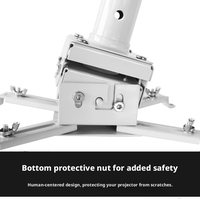 Support de projecteur universel suspendu pour les présentations en salle de conférence, support de projecteur expédié en usine