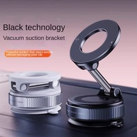 Support de téléphone magnétique pliable puissant pour bureau, mur, voiture, pare-brise, tableau de bord, fixation par ventouse, support de fenêtre