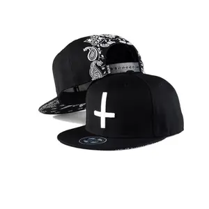 Modern tasarım ayarlanabilir 6 Panel Snapback özel Logo Hip Hop şapka ve şapka