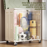 Armoire de rangement pliable en plastique pour vêtements, meuble de maison portable, pas d'assemblage requis, grande capacité, organisateur de chambre à coucher