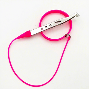 Pinzas para Extensión de Pestañas al por Mayor, las Mejores y Más Duraderas, con Punta Suave, Cualquier Color, Correa de Silicona de Seguridad para Muñeca y Pinza para Cejas - Product Image 1