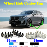 Cache-moyeux de roue de voiture 56mm 68mm pour BMW E46 E90 E91 E92 E39 E87 E53 F15 G20 E30 E36 F30 F20 X1 X2 X3 X5 X6 X7 Accessoires