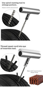 <span class=keywords><strong>Kit</strong></span> Portátil de Reparación de Neumáticos de Emergencia, Herramienta Manual para Coche y Moto, Parche para Neumáticos Sin Cámara, Fácil de Usar, BTGJ-001, 12 Meses de Garantía - Product Image 6