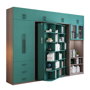 <span class=keywords><strong>Cama</strong></span> Murphy de Madera Contrachapada Personalizada de Alta Gama CBMmart, <span class=keywords><strong>Cama</strong></span> <span class=keywords><strong>Vertical</strong></span> Plegable con Armario de Almacenamiento para Dormitorio - Product Image 6