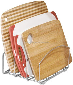 Organizzatore per Utensili da Forno Cromato 2026, <span class=keywords><strong>Porta</strong></span> <span class=keywords><strong>Teglie</strong></span> in Acciaio e Supporto per Taglieri - Product Image 3
