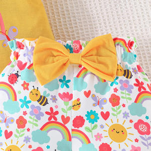 Ropa bonita para bebés Conjuntos de ropa para niñas pequeñas Ropa de verano para niños Trajes para niñas Vestido para bebés 2-3Y - Product Image 4