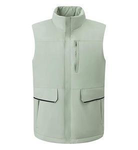 <span class=keywords><strong>Chaleco</strong></span> de Lona Otoñal con Logotipo Personalizado, Ropa Exterior Informal para <span class=keywords><strong>Hombre</strong></span>, Impermeable y Cortavientos - Product Image 3