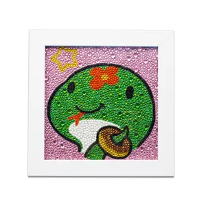 Набор для рисования алмазов 5d мини для детей ручной работы Алмазная вышивка Китайский Зодиак серии змея креативная милая картина с животными
