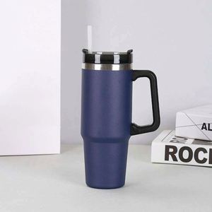 Stainless Steel <b>Cup</b> for Adults With 30Oz Thermal Insulation and Modern Design Straw - Product Image 5