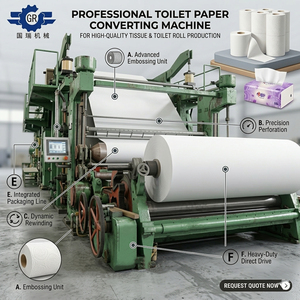 Risparmio energetico di tipo 1760mm macchina per la produzione di carta igienica con nuove idee di Business - Product Image 1