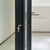 Carte contrôleur de moteur de porte coulissante intelligente au design moderne avec matériel dissimulé Profils en aluminium plexiglas Serrures intelligentes