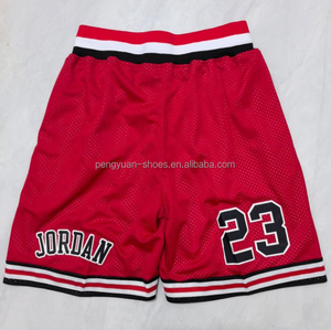 Siap kirim Larry Bird Green celana pendek saku basket bordir kualitas terbaik - Product Image 3