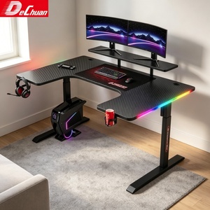 Bureau de jeu ergonomique avancé B2B avec porte-gobelet latéral et support indépendant <span class=keywords><strong>pour</strong></span> unité centrale - Product Image 1
