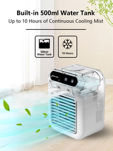 Climatiseur portable, mini humidificateur, ventilateur avec fonction de refroidissement, parfait pour le bureau et la maison, gardez votre maison au frais - Product Image 2