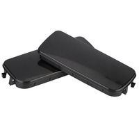 Couvercle de phare antibrouillard avant noir ABS, cadre de garniture adapté pour E30 E36 E46 318 323 325 # 3)