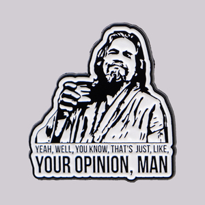 Broche en émail humoristique « Opinions, pour l'homme » – Épingles de revers, badges pour sacs à dos, accessoires vestimentaires, bijoux de mode, cadeaux - Product Image 1