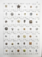 Rivets en plastique personnalisés 2025 pour la décoration de vêtements, chaussures et sacs, rivets punk en alliage de zinc, fabricant direct d'usine