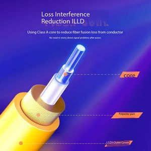 Jue Hong Factory SC FC cavalier de câble à fibres optiques cordon de raccordement UPC-SM monomode pour câbles de Communication à fibres optiques FTTH - Product Image 2