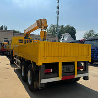 Grue de camion hydraulique robuste en promotion avec moteur Weichai, pompe et boîte de vitesses Kato, haute stabilité