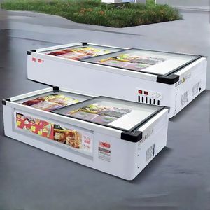 Mini réfrigérateur présentoir double porte personnalisé petit réfrigérateur <span class=keywords><strong>de</strong></span> table pour bière mini réfrigérateur à gâteau mini réfrigérateur présentoir - Product Image 2