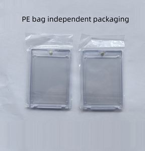 Strong Magnetic Card <b>Protector</b> Hard Plastic Transparent Portable 2.87x4.33 Inch Protective Cover Clip King Star Game Collection - Product Image 6