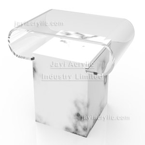 Bàn Nhựa Trong Suốt Bàn Cà Phê Perspex Hiện Đại - Product Image 5
