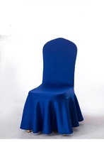 Housses de chaise élastiques en polyester et spandex jacquard brodé SPR blanc/rouge/bleu/vert/violet pour mariage, banquet, hôtel, réunion