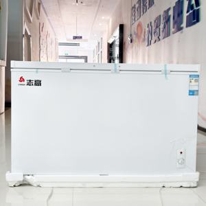 Congélateur horizontal à ouverture supérieure H 388L, congélateur à coffre à porte unique, congélateur commercial à refroidissement direct, grande capacité, réfrigérateur-congélateur - Product Image 1