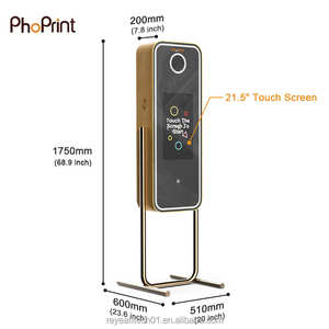 휴대용 즉석 프린터 웨딩 파티 이벤트 키오스크 거울 포토 부스 기계 - Product Image 2