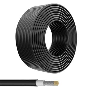 Câble d'extension en cuivre étamé noir 10AWG pour panneau solaire, système solaire hors réseau, extérieur, automobile - Product Image 1
