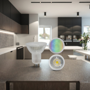 Thông minh RGB LED ánh sáng tại chỗ bóng đèn 3W 5W Khung đèn nhà ở mô-đun <span class=keywords><strong>Dimmable</strong></span> GU10 ổ cắm cho kho điều khiển từ xa LED Spotlight - Product Image 1